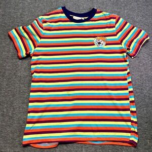 Vintage Nickelodeon Shirt Rugrats Chuckie Womens Large Casual Striped Fun